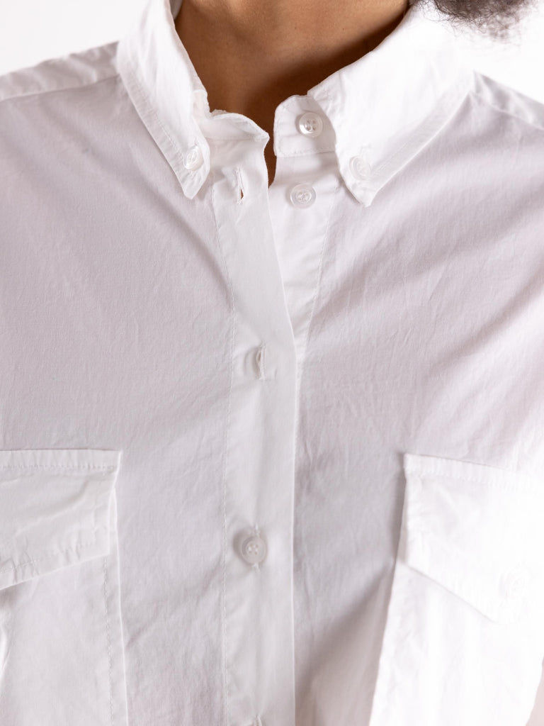Camicia over bianca BUS25116 BIANCO BRAND UNIQUE 