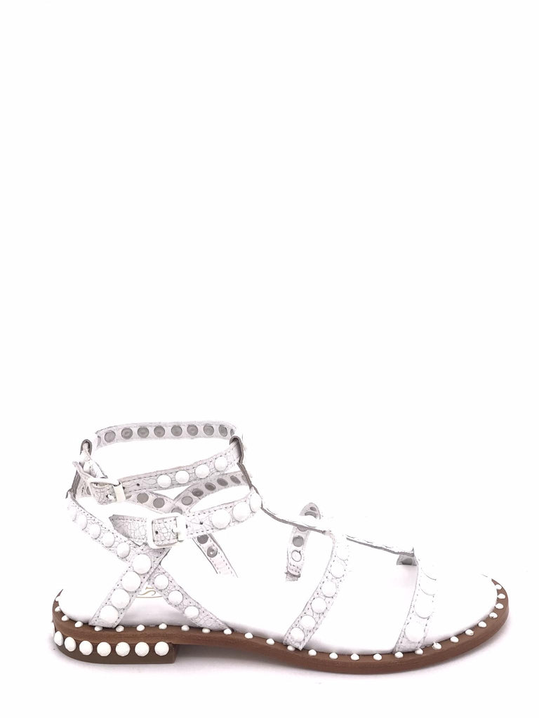 Sandalo Precious bis bianco 130289 BIANCO ASH 