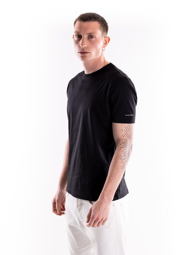 T-shirt uomo Shiko nera SHIKO 790NERO PEOPLE OF SHIBUYA 