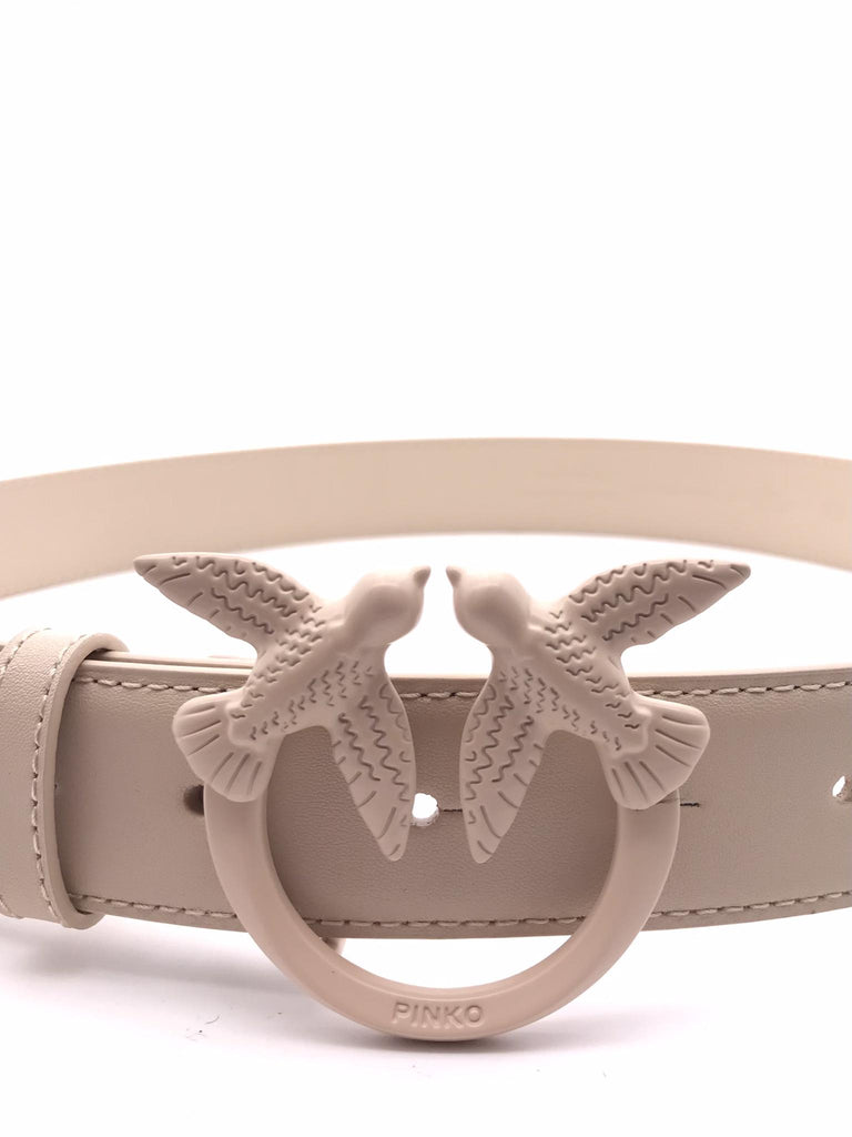 Cintura love berry h2 beige con fibbia in tinta 100125 A1K2BEIGE PINKO 