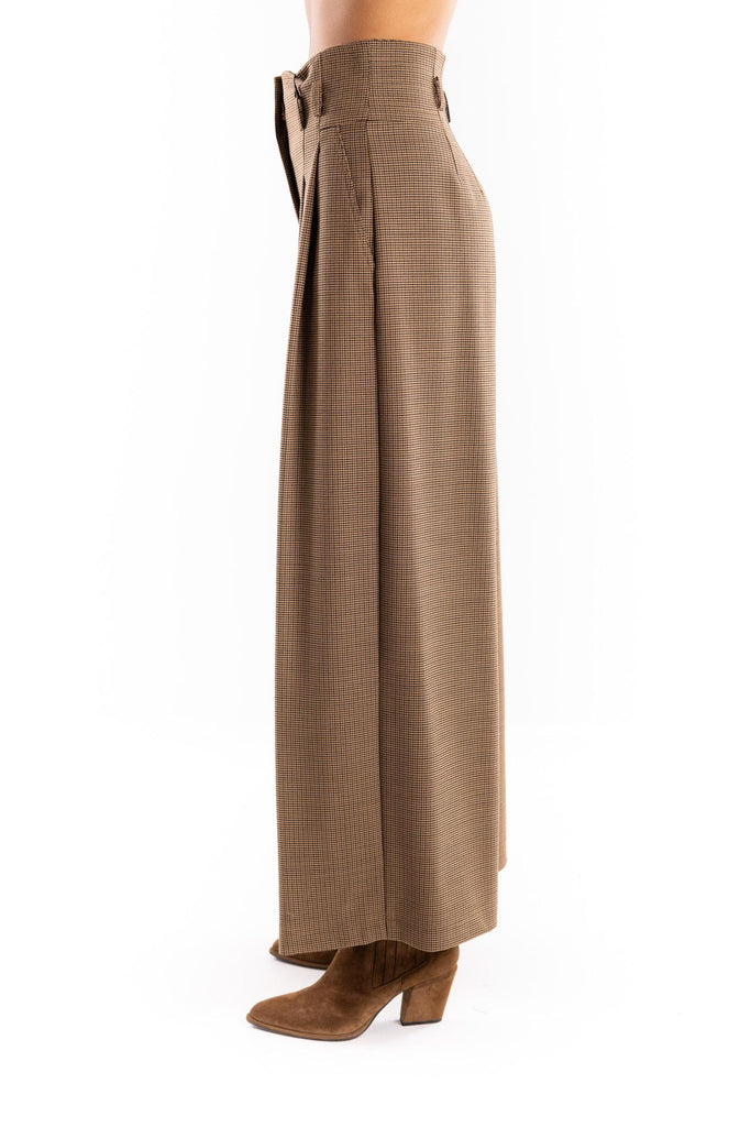 Pantalone palazzo Bondeno marrone 2523136011200 006MARRONE MARELLA 