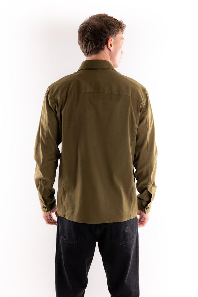 Giacca camicia work verde marcio G011 VERDE MARCIO PAOLO PECORA 