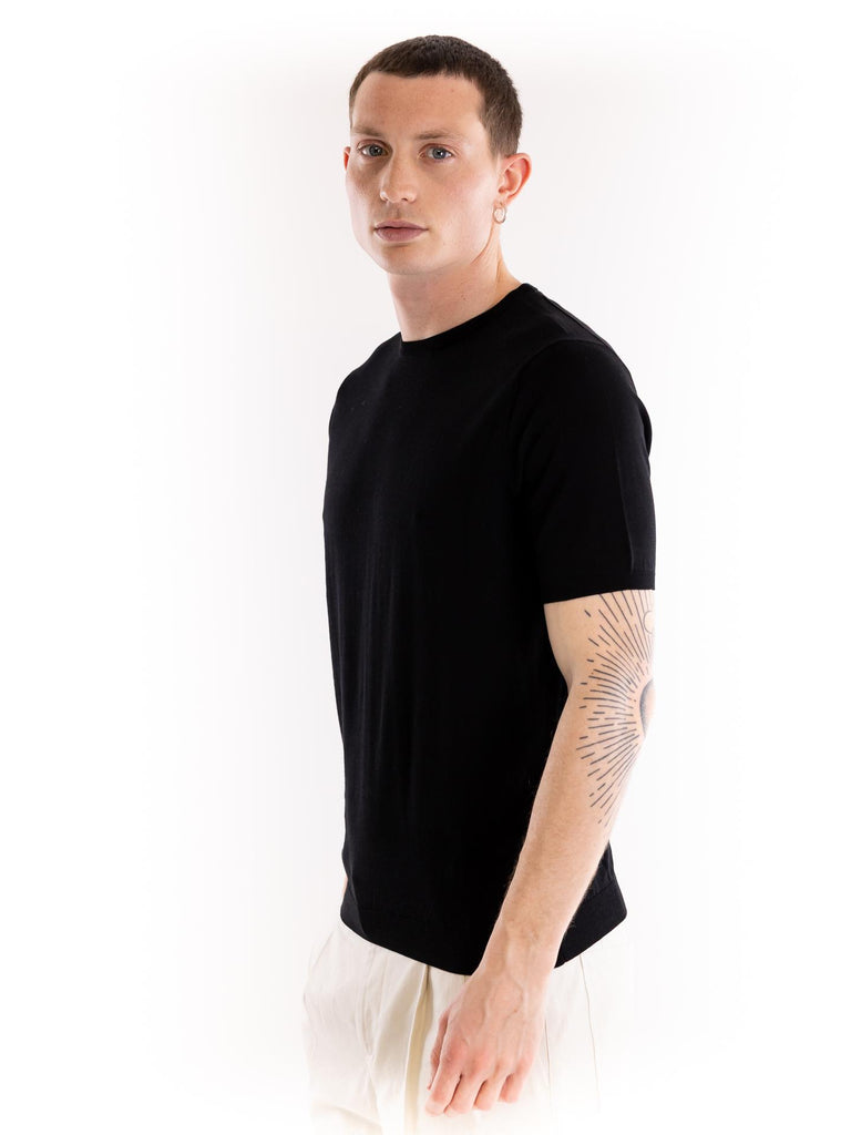 T-shirt Uomo Pakse in filo nera PAKSE 999NERO PEOPLE OF SHIBUYA 