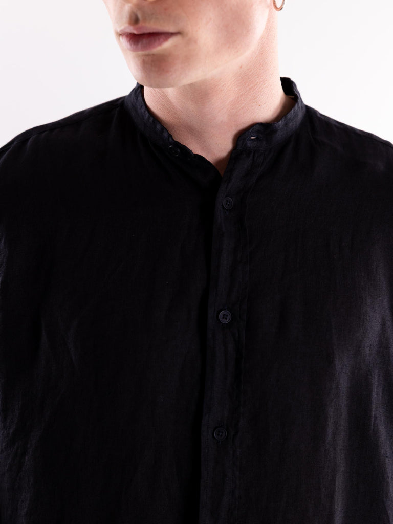 Camicia uomo  in lino nero PRIMULA 554NERO PORTOFIORI 