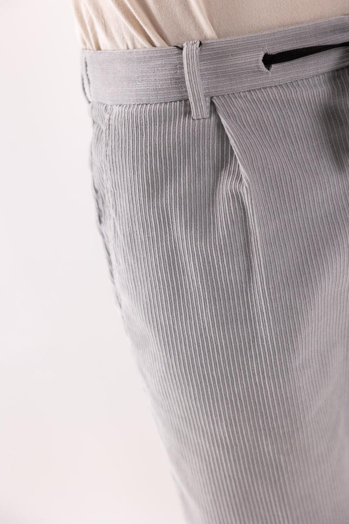 Pantalaccio l'uccello in velluto grigio chiaro OF1F2W4I009 GRIGIO OUTFIT 