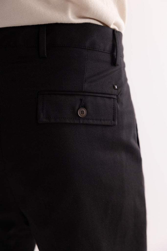 Pantalone doppia pence nero 0F1F2W5P016 NERO OUTFIT 
