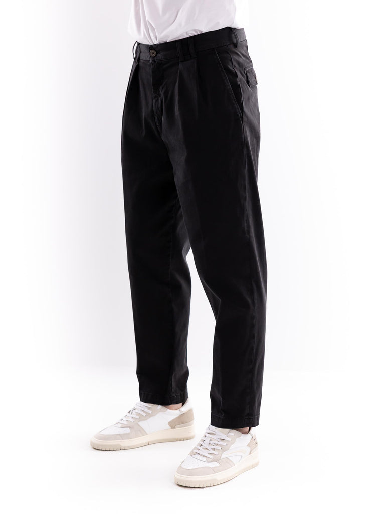 Pantalone uomo le Nacchere nero OF1S2S5P018 NERO OUTFIT 
