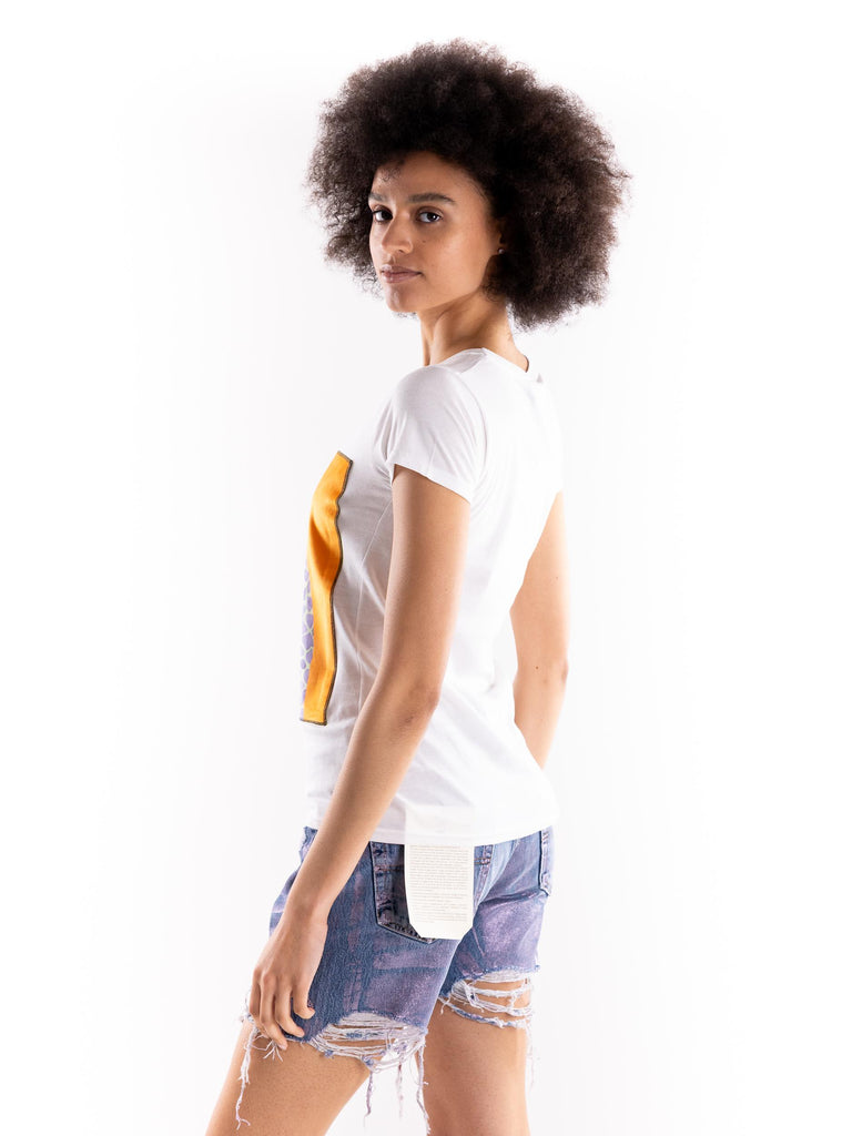 T-shirt donna Giraffes bianca ICON/WOMAN GIRAFFESBIANCO BASTILLE 