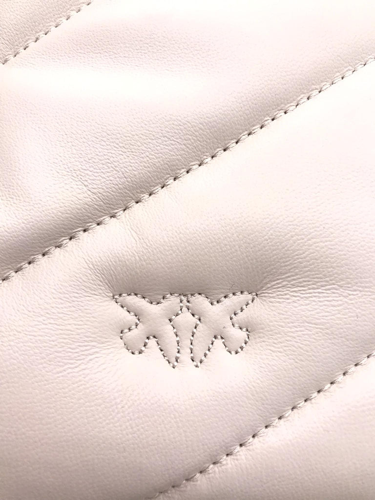 Borsa media love puff maxi quilt bianca 100038 A0F2BIANCA PINKO 