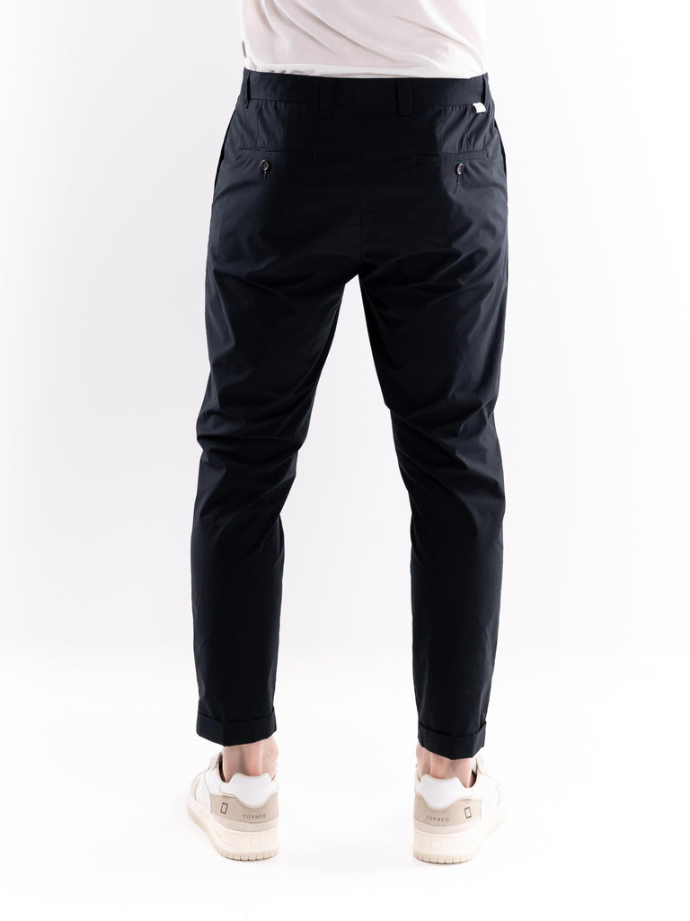 Pantalone uomo chinos leggero nero B022 NERO PAOLO PECORA 