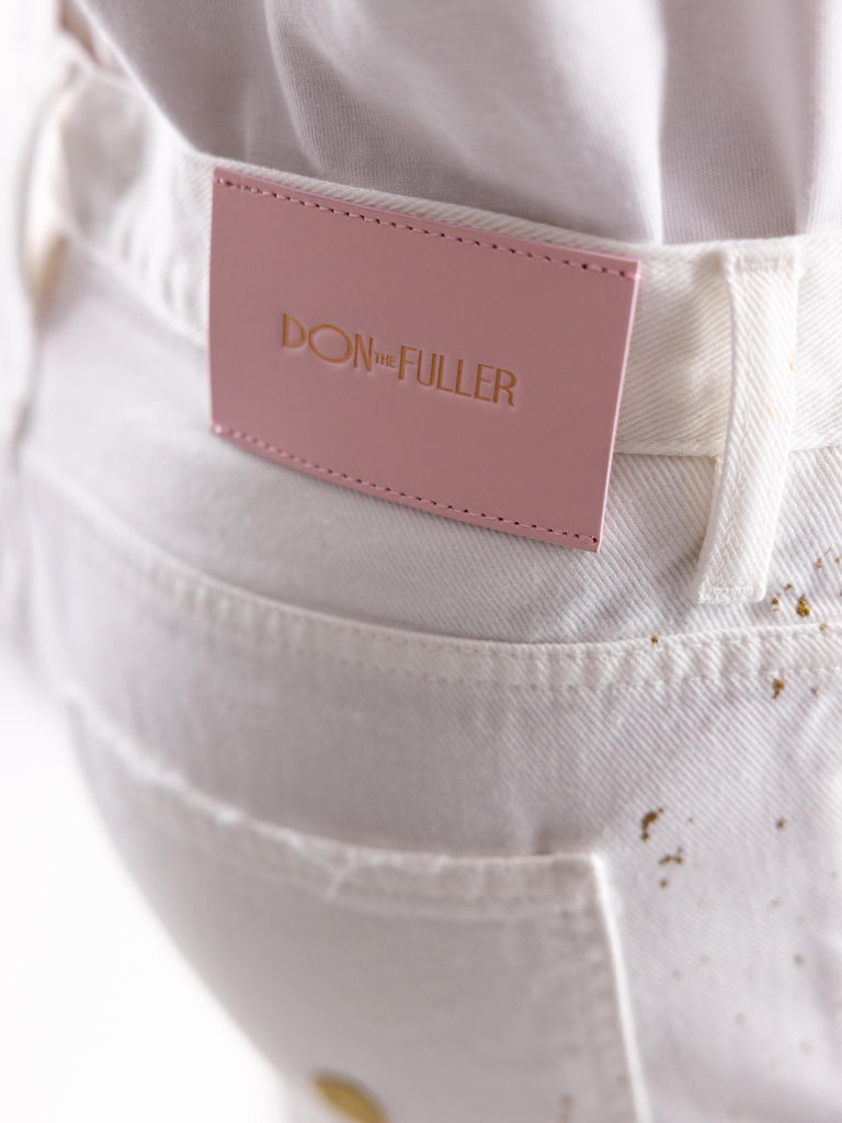 Jeans donna Marika boyfriend bianco W2S4027 DTFTSUBIANCO DON THE FULLER 