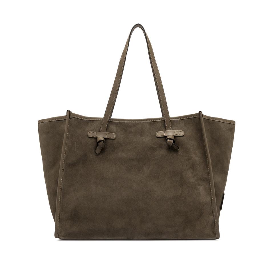 Borsa Marcella in pelle scamosciata daino BS8990 TAUPE GIANNI CHIARINI 
