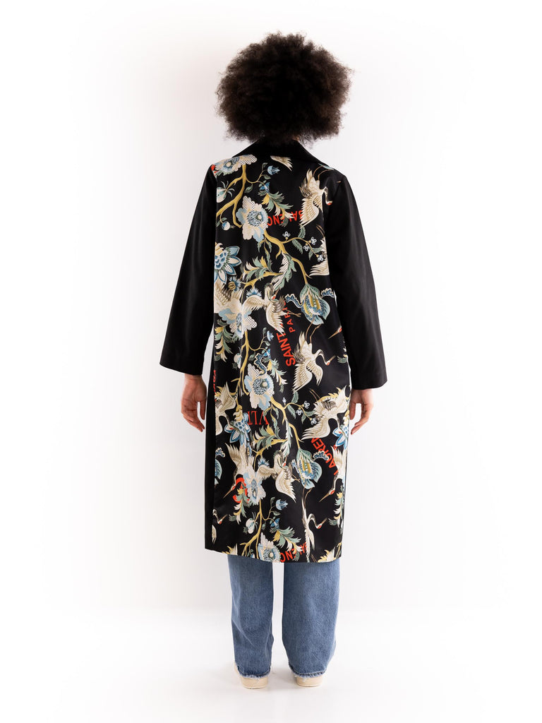 Trench donna fake nero BUS25749 NERO BRAND UNIQUE 