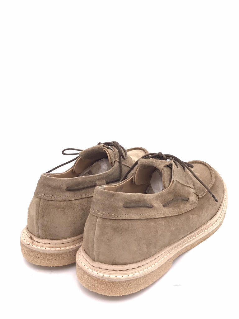 Scarpa uomo allaccita stile barca in crosta naturale 4UTOK03 NATURALE ERNESTO DOLANI 