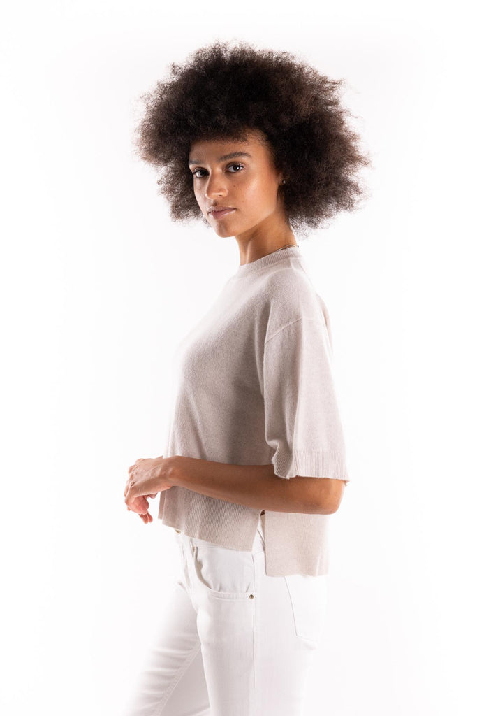 Maglia Truppa in cachemire beige 2523366261200 002BEIGE MARELLA 