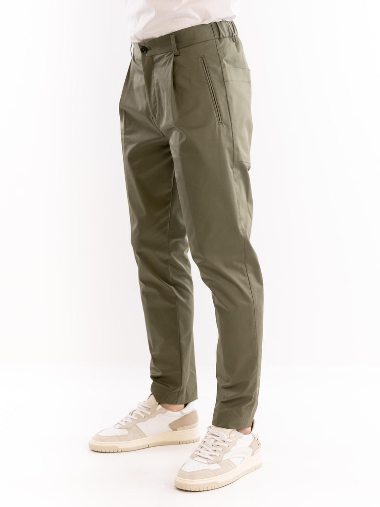 Pantalone uomo work verde militare OF1S2S5P014 129 OUTFIT 