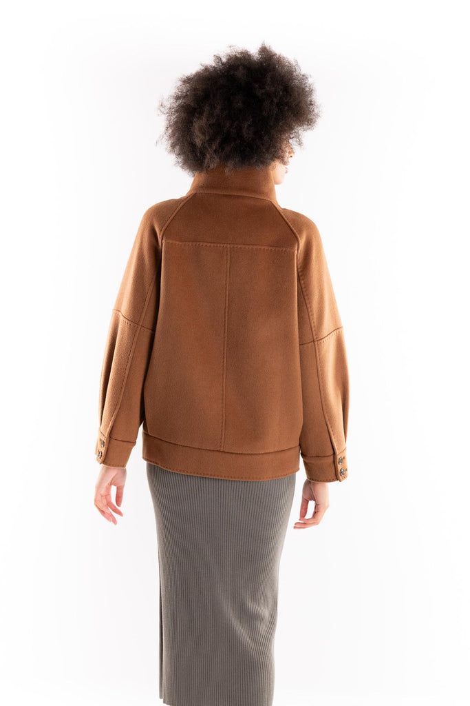 Caban corto Rinalda color cognac 25230860322 COGNAC MARELLA 