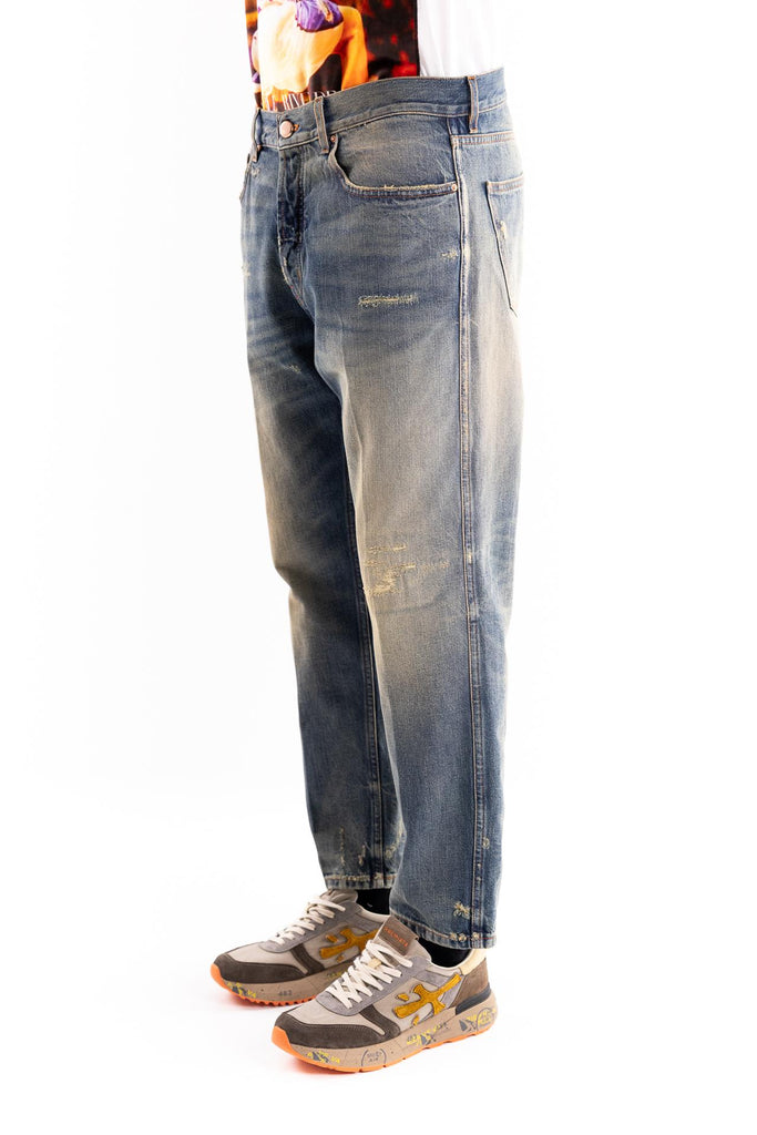 Jeans Seoul blu chiaro sabbiato M2F5021 BLU CHIARO DON THE FULLER 