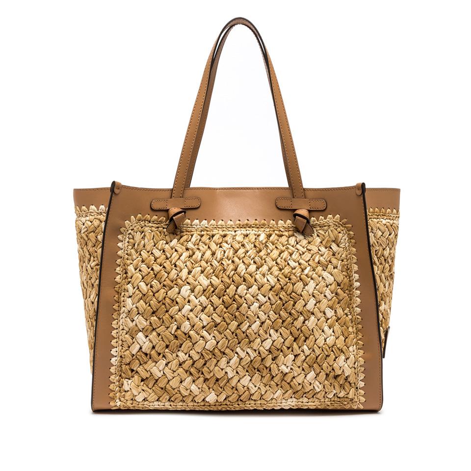 Borsa Marcella raffia naturale BS11710 CUOIO GIANNI CHIARINI 