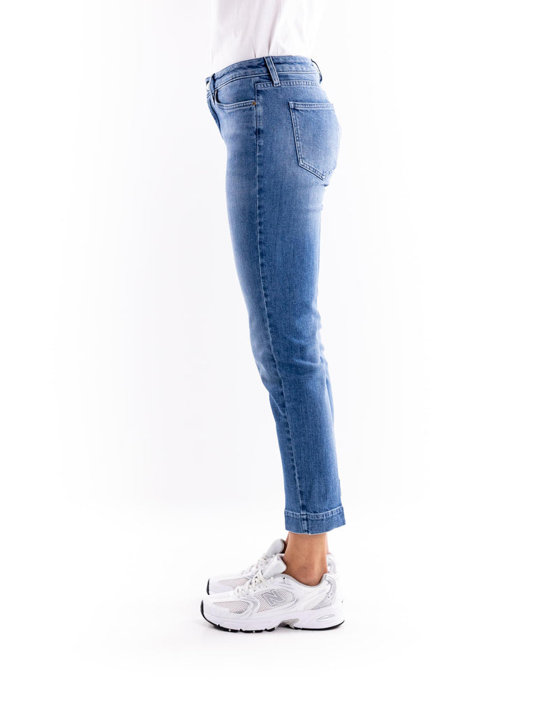 Jeans donna bordeaux slim fit blu W2S4008 DTF88KNBLU DON THE FULLER 