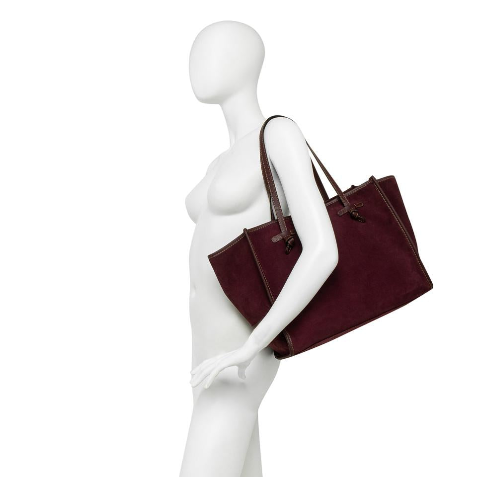Borsa Marcella in pelle scamosciata daino BS8990 TAUPE GIANNI CHIARINI 