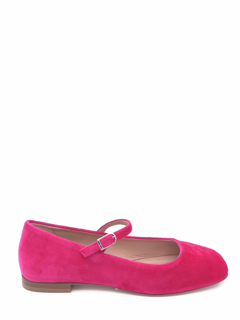 Ballerina donna cinturino velluto fuxia NA11 FUCSIA ZULIAN 