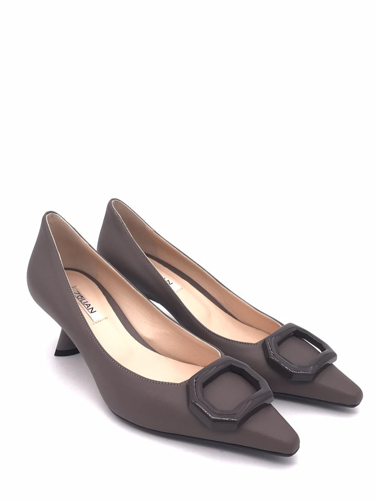 Decolletè Brenda in nappa fango 1109 FANGO ZULIAN 