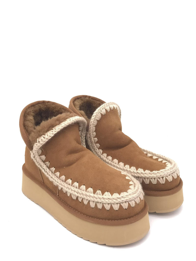Mini eskimo platform boot cognac FW681000A COGNAC MOU 