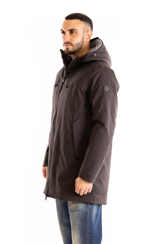 Piumino tecnico lungo Mitake marrone MITAKE PM981MARRONE PEOPLE OF SHIBUYA 