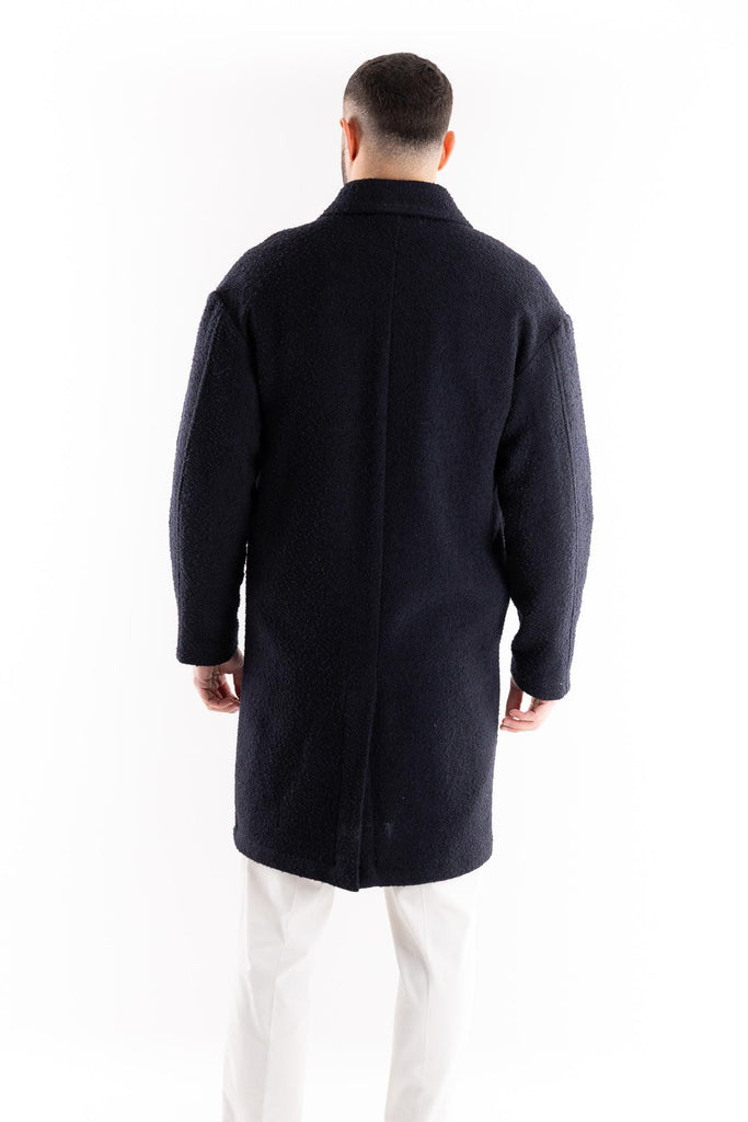 Cappotto over blu OF1F2W4K008 BLU OUTFIT 