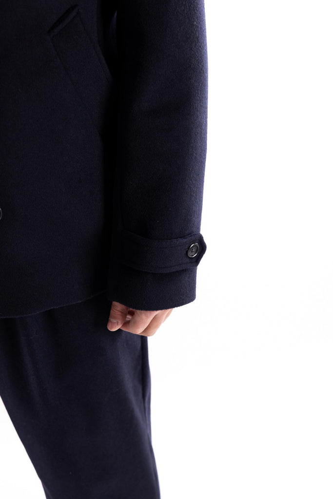 Caban corto blu W5U506 BLU THE EDITOR 