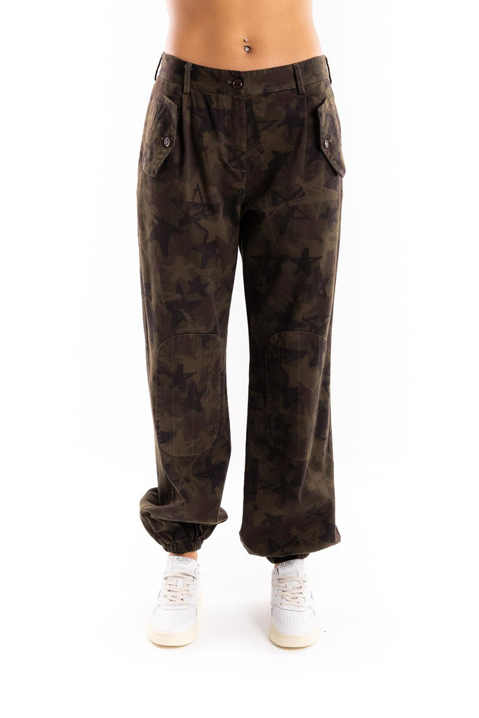 Pantalone cargo camouflage BUW25022 CAMOUFLAGE BRAND UNIQUE 