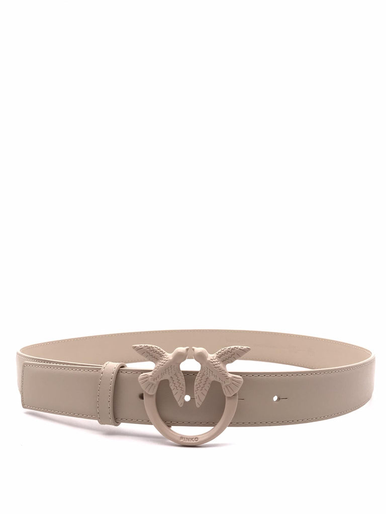 Cintura love berry h2 beige con fibbia in tinta 100125 A1K2BEIGE PINKO 