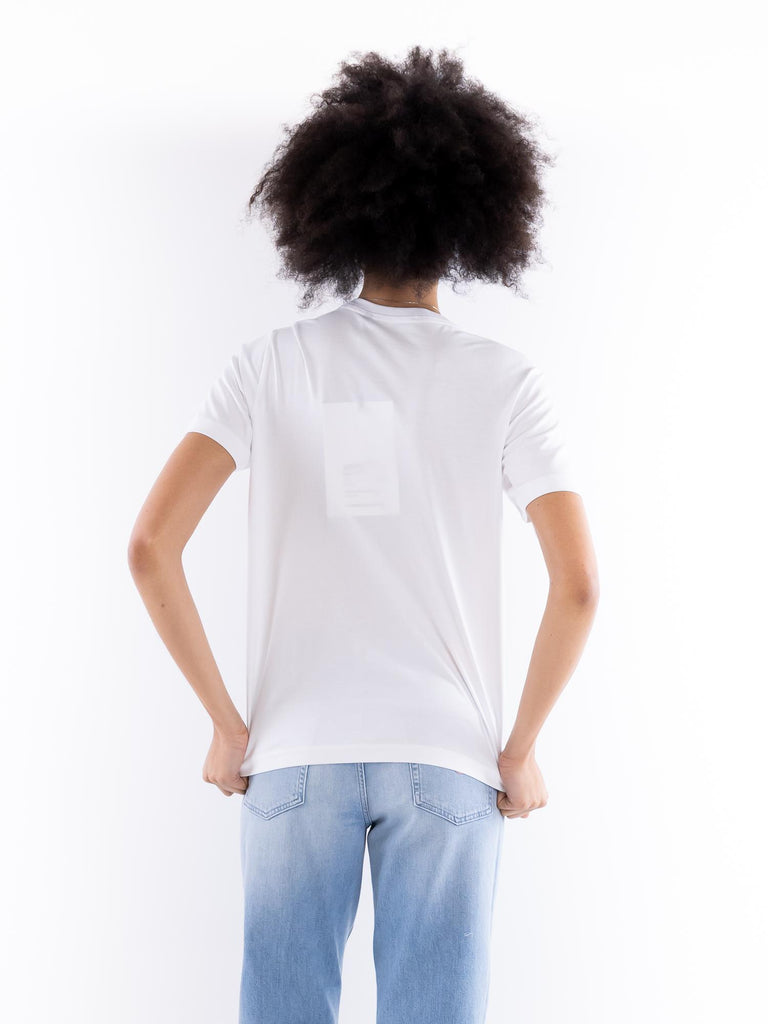 T-shirt donna Leo pools bianca ORGA LEO POOLS BASTILLE 