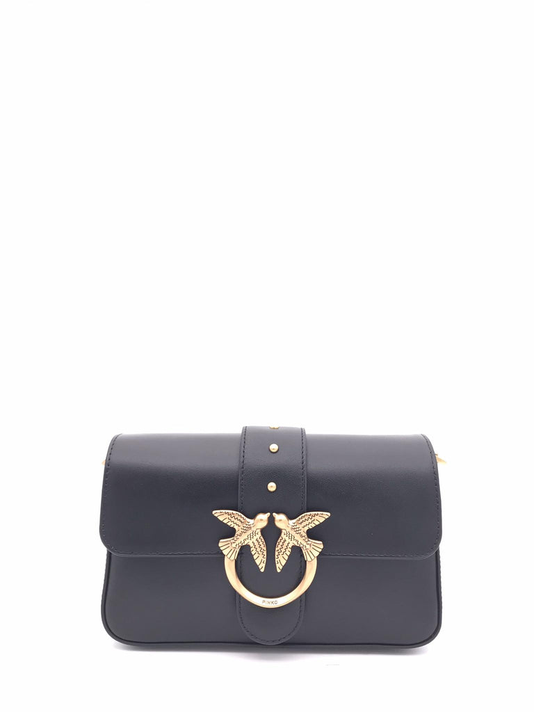 Borsa love one mini slouchy nera 104340 A0QONERO PINKO 