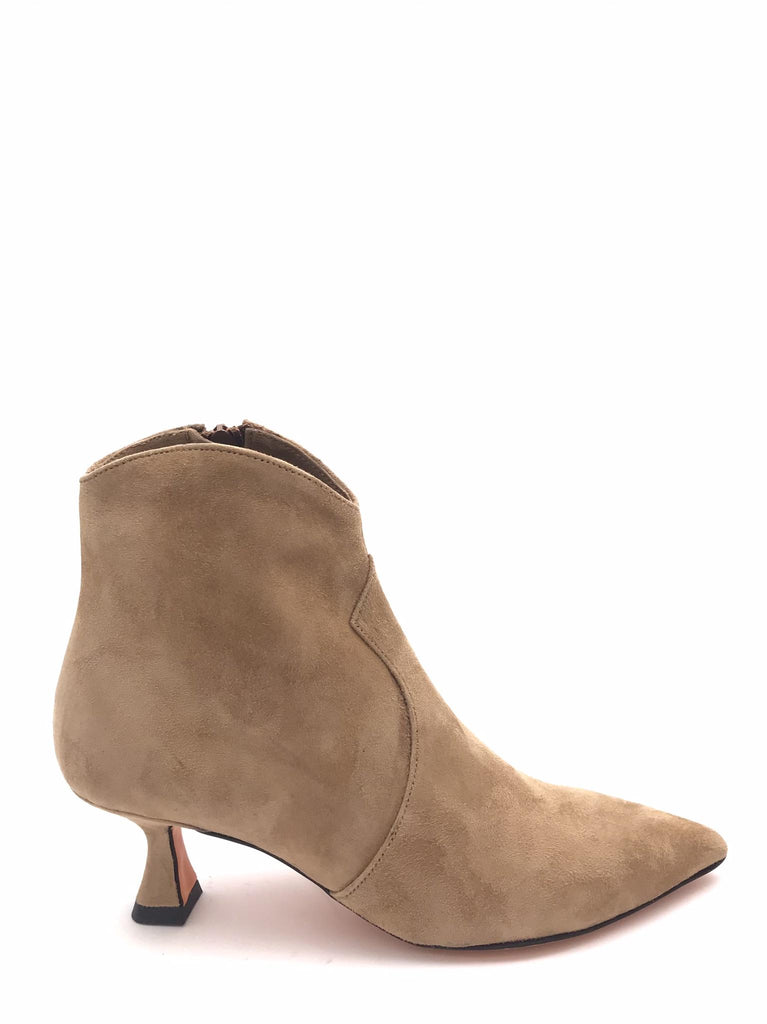 Tronchetto Agata in camoscio dember SR1086 BEIGE ZULIAN 