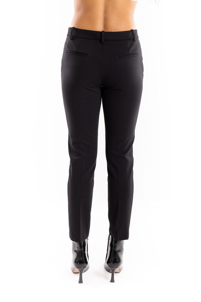 Pantalone Bello punto stoffa nero 100155 A24DNERO PINKO 
