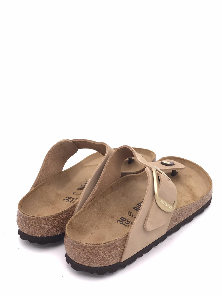 Ciabatta infradito Gizeh big buckle sandcastle