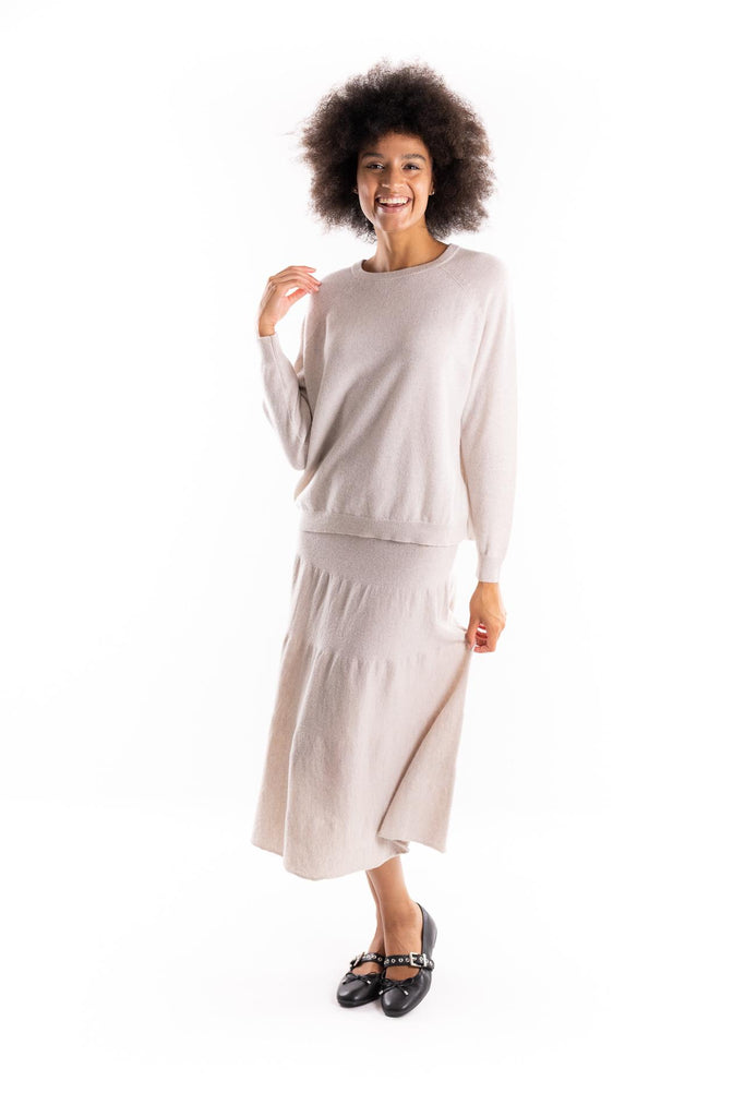 Gonna Ermes beige 2523306032200 003BEIGE MARELLA 