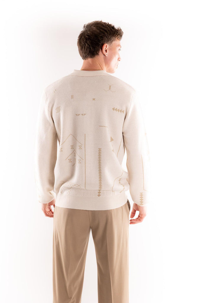 Maglia cardigan Essaouira crema TOCOM PLK ESSAOUIRACREMA TOOCO 