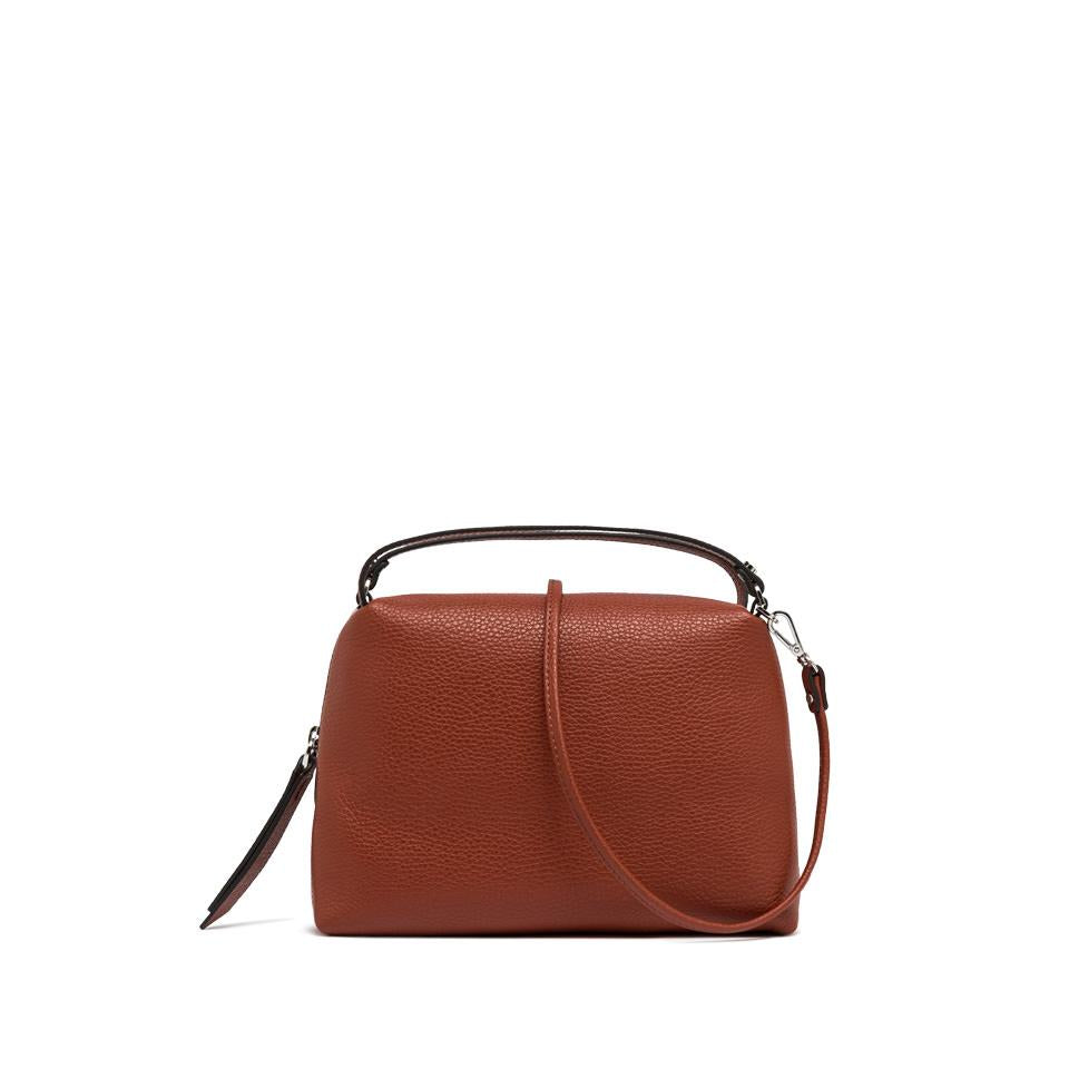 Borsa Alifa in pelle bottalata brick red BS8148 MATTONE GIANNI CHIARINI 