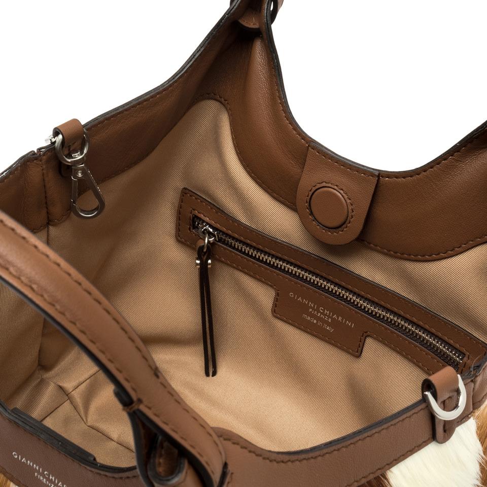 Borsa Dua media cavallino naturale BS12019 NATURALE GIANNI CHIARINI 
