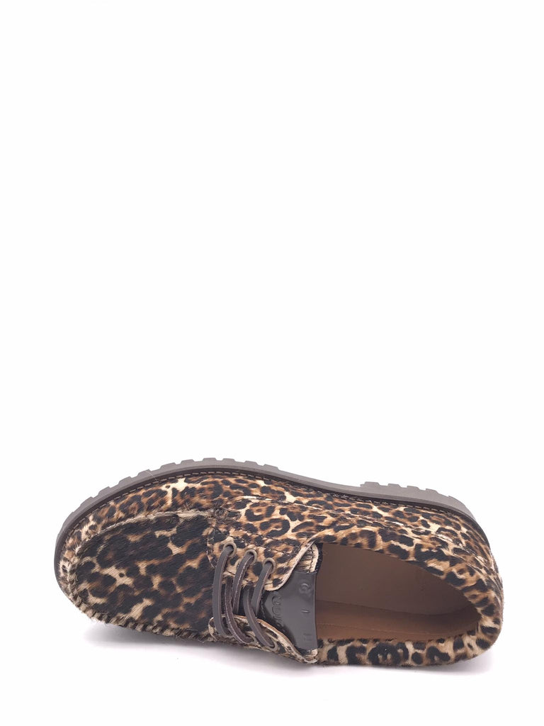 Scarpa allacciata in cavallino leopardato CPH616 LEOPARDATO COPENHAGEN 
