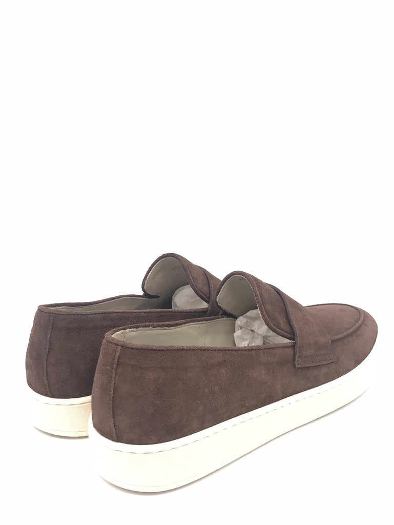 Sneakers slip on in camoscio marrone 1960 MARRONE CORVARI 