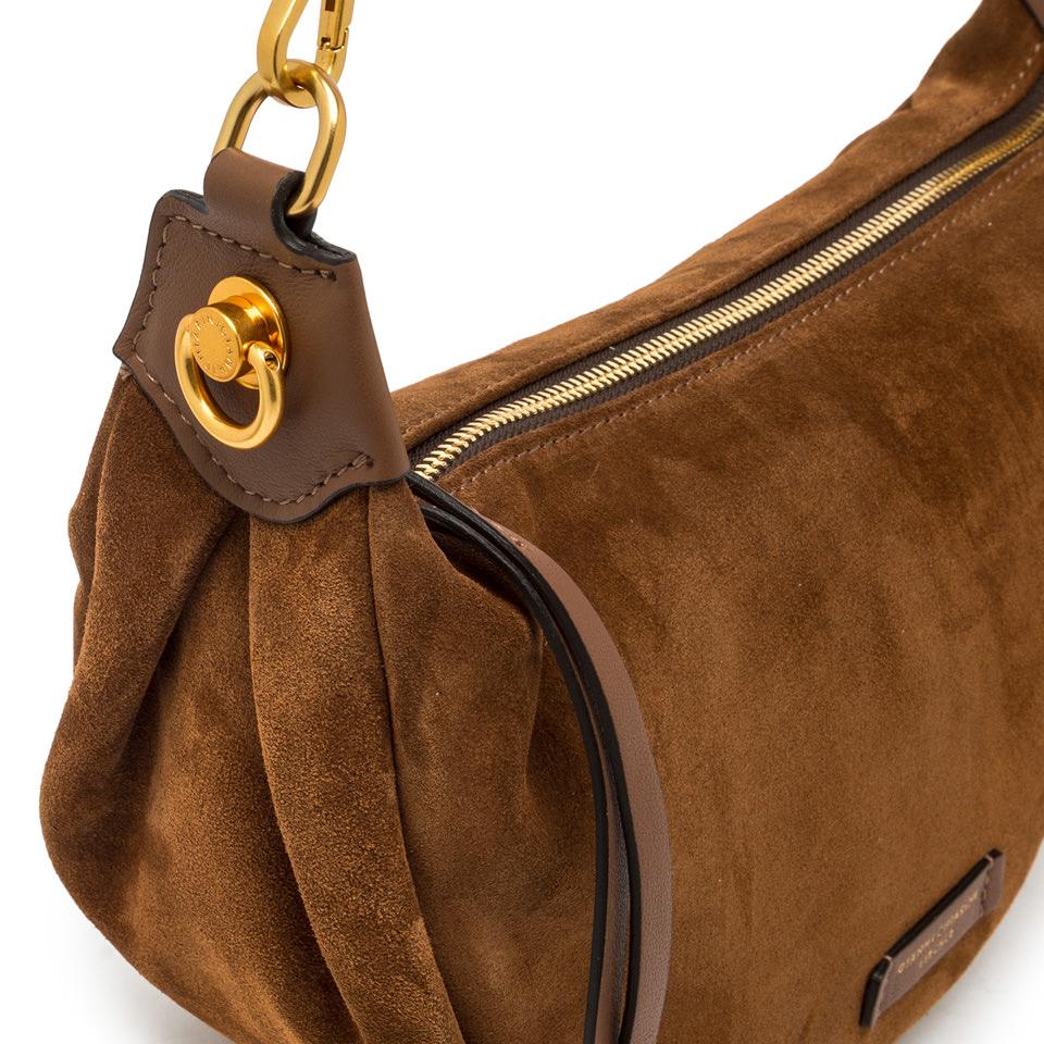 Borsa Aisha in camoscio cognac BS12050 COGNAC GIANNI CHIARINI 