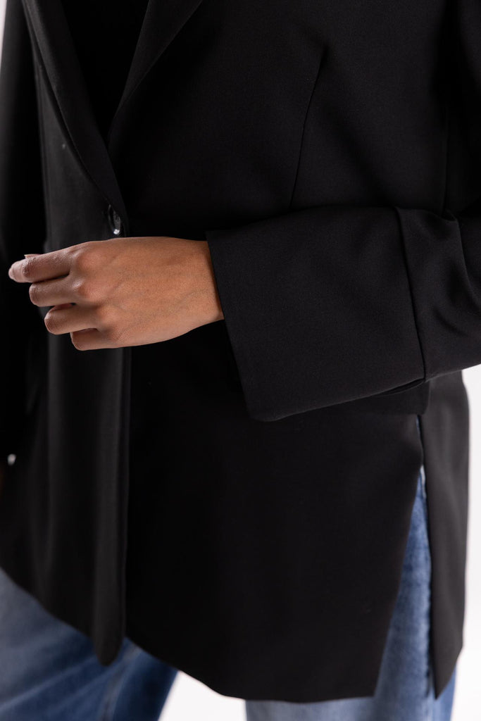 Giacca Kamut oversize nera 105663 A18ENERO PINKO 