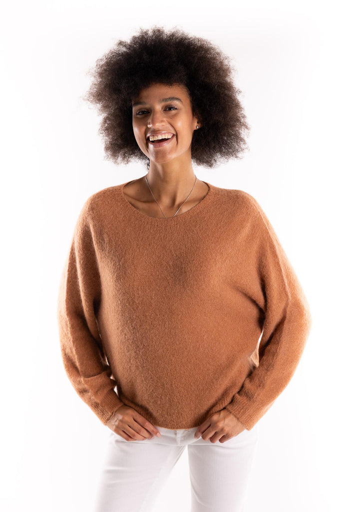 Maglia girocollo Varesa caramello VARESA CARAMELLO H2O 