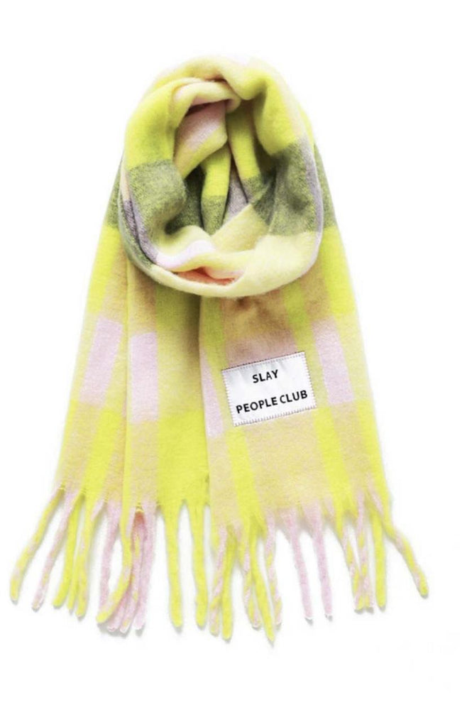 Sciarpa multicolor Slay people club VTD 022MULTICOLOR VERB TO DO 