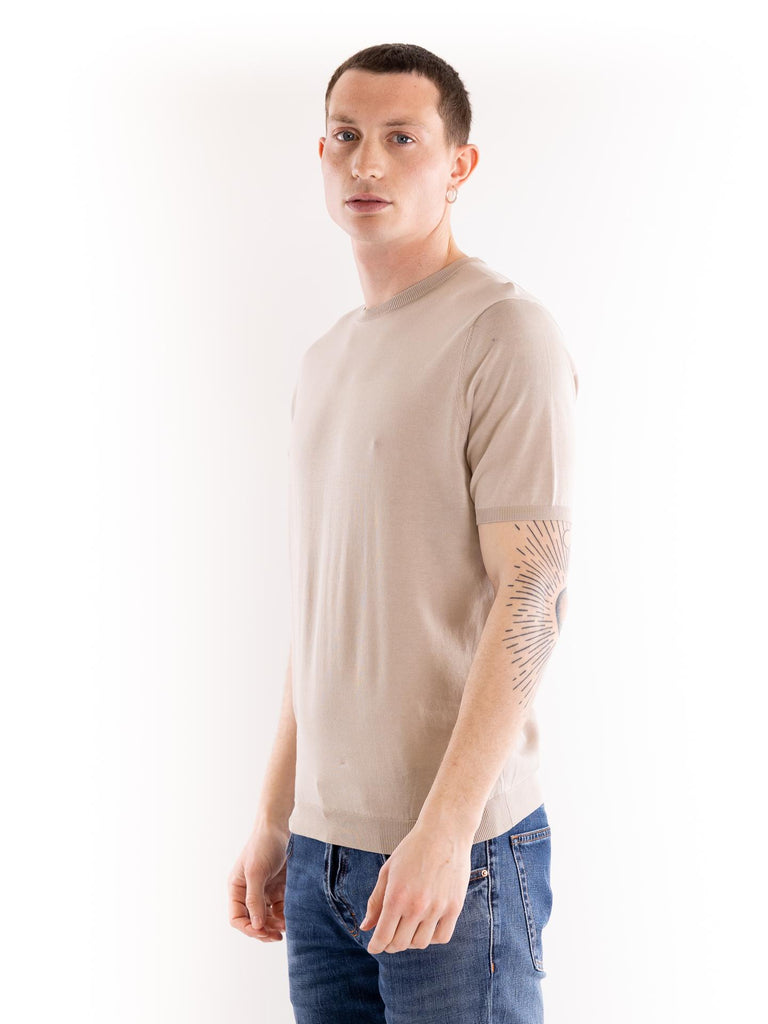 T-shirt Uomo Pakse in filo beige PAKSE 050BEIGE PEOPLE OF SHIBUYA 