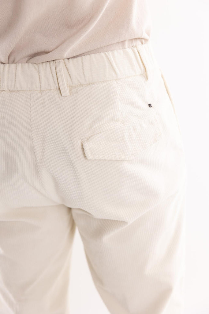 Pantalaccio l'uccello in velluto bianco OF1F2W4I009 BIANCO OUTFIT 